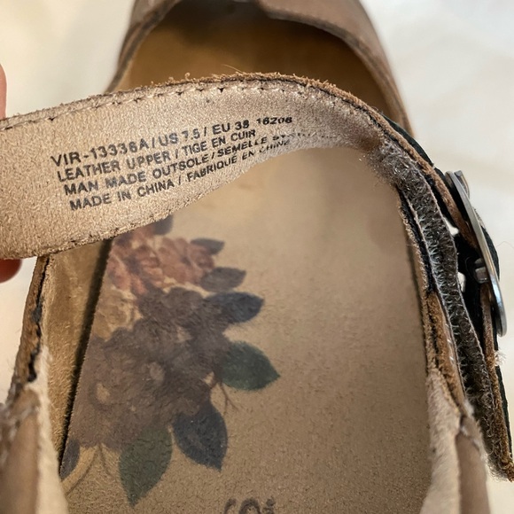 Taos leather Mary Jane shoes Sz 7.5 - Picture 11 of 14